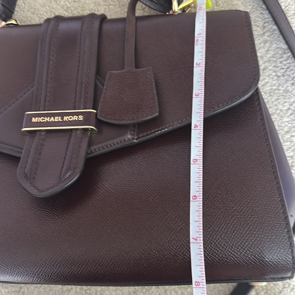 Michael Kors dark wine Leather Handbag - Picture 5 of 11